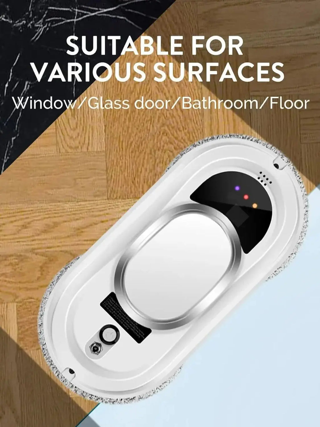 Electric Window Cleaning Robot 5600Pa Automatic & Remot Control Limpiacristales Vacuum Glass Washing Robot for Home Appliances