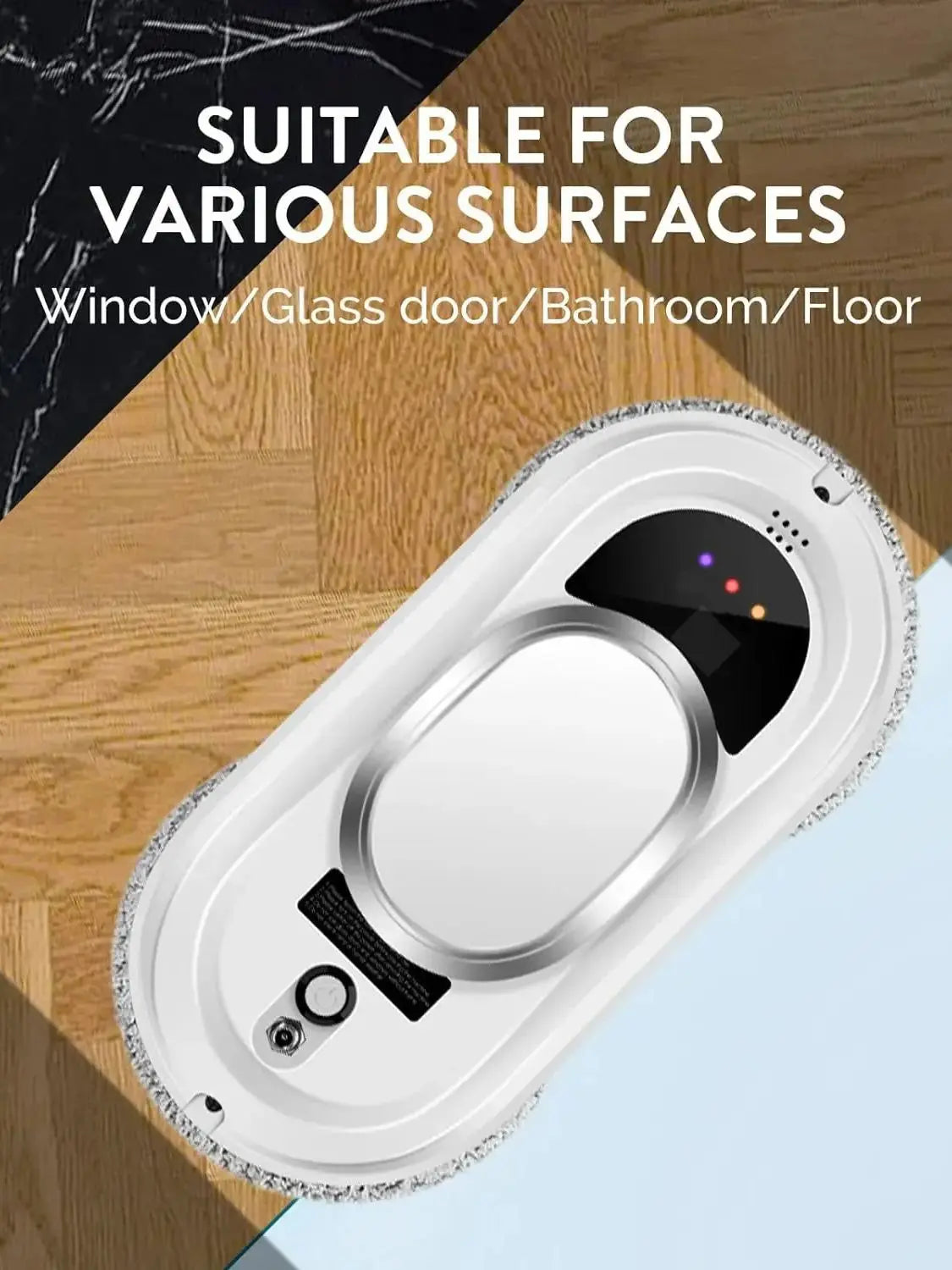Electric Window Cleaning Robot 5600Pa Automatic & Remot Control Limpiacristales Vacuum Glass Washing Robot for Home Appliances